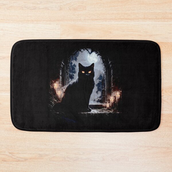 Item preview, Moonlit Gothic Cat with Enchanted Eyes designed and sold by Helios Be. Lavsh.