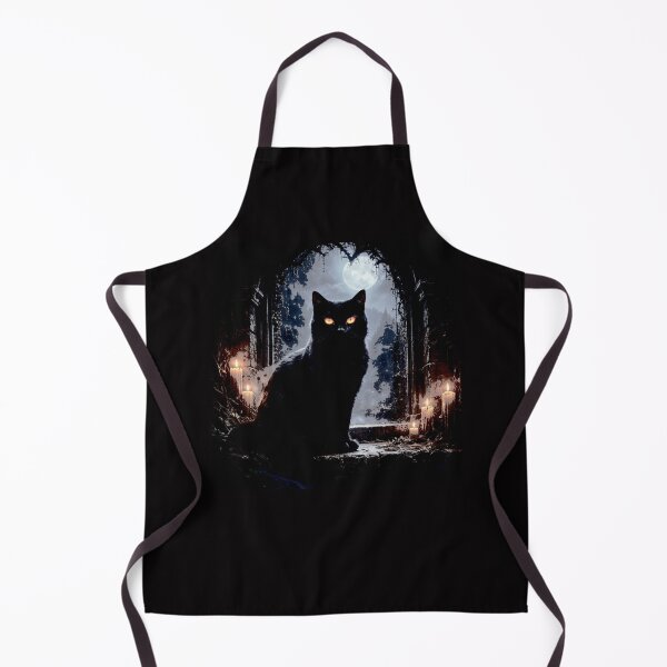 Item preview, Moonlit Gothic Cat with Enchanted Eyes designed and sold by Helios Be. Lavsh.