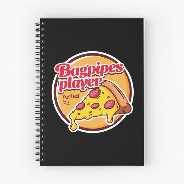 Item preview, Bagpipes Player Fueled By Pizza designed and sold by MaryAller.