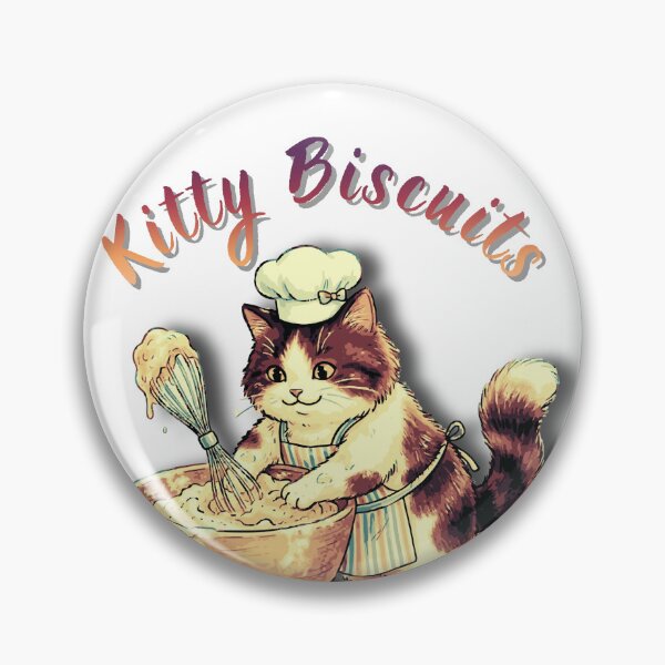 Item preview, Kitty Biscuits Retro Style designed and sold by MikesLab.