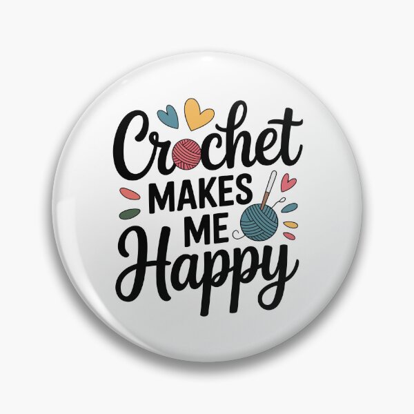 Item preview, Crochet Makes Me Happy designed and sold by jkrphoto.