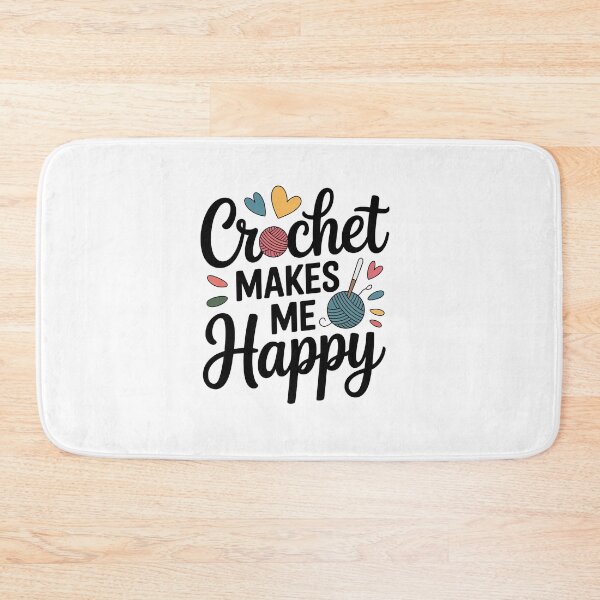 Item preview, Crochet Makes Me Happy designed and sold by jkrphoto.