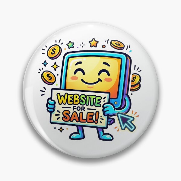 Item preview, Website For Sale - Cute Computer Character Sticker Design designed and sold by WowDezign.