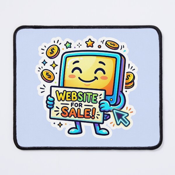 Item preview, Website For Sale - Cute Computer Character Sticker Design designed and sold by WowDezign.