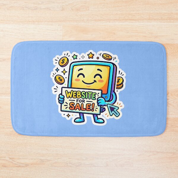 Item preview, Website For Sale - Cute Computer Character Sticker Design designed and sold by WowDezign.