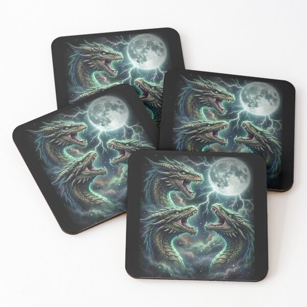 Item preview, Dragons Howling at Moon designed and sold by sunburstrpg.
