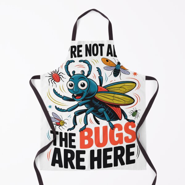Item preview, Funny Cartoon Bug Insect Illustration You're Not Alone Bugs Here designed and sold by designleon19.