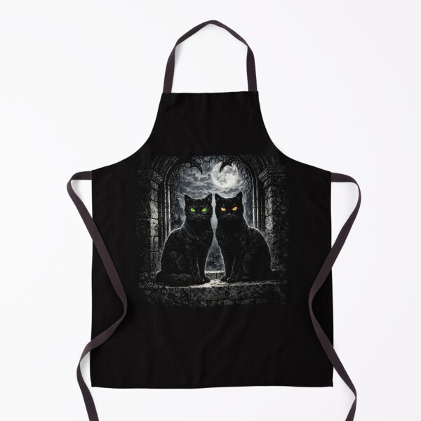 Item preview, Moonlit Gothic Cat with Enchanted Eyes #3 designed and sold by Helios Be. Lavsh.