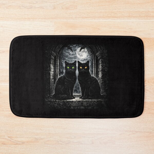 Item preview, Moonlit Gothic Cat with Enchanted Eyes #3 designed and sold by Helios Be. Lavsh.