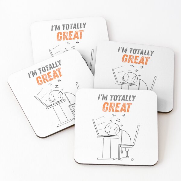 Item preview, I'm Totally Great Sleeping Man At Work designed and sold by SilverOutlining.