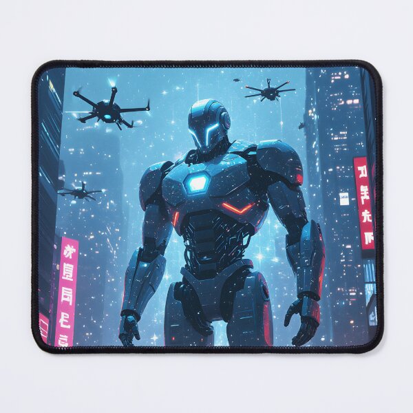 Item preview, Human and AI Future | Futuristic Robot Technology Concept Art” designed and sold by SoulGraphixx.