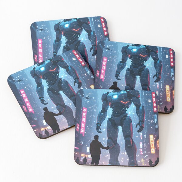 Item preview, Human and AI Future | Futuristic Robot Technology Concept Art” designed and sold by SoulGraphixx.