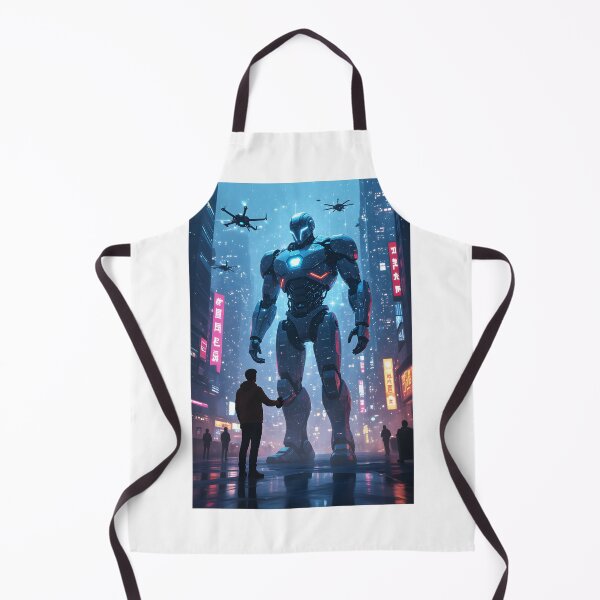 Item preview, Human and AI Future | Futuristic Robot Technology Concept Art” designed and sold by SoulGraphixx.