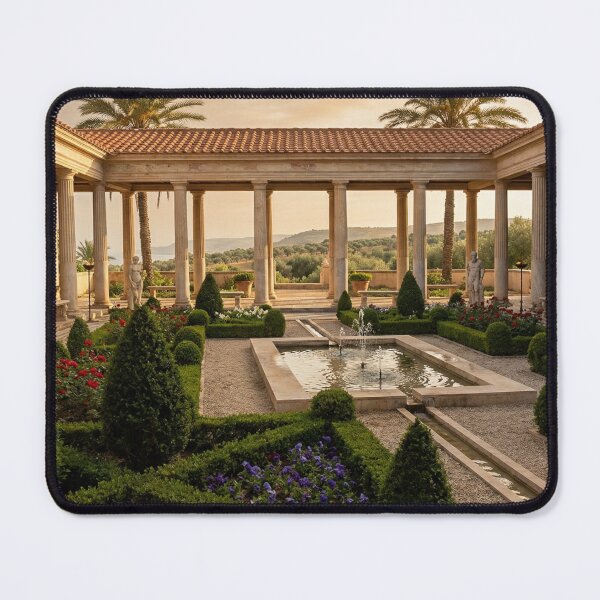 Item preview, Garden Scene at an Ancient Roman Villa designed and sold by YuckyCat.