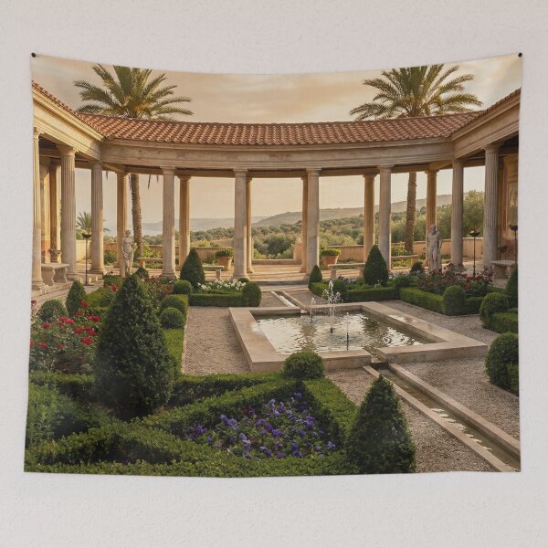 Item preview, Garden Scene at an Ancient Roman Villa designed and sold by YuckyCat.