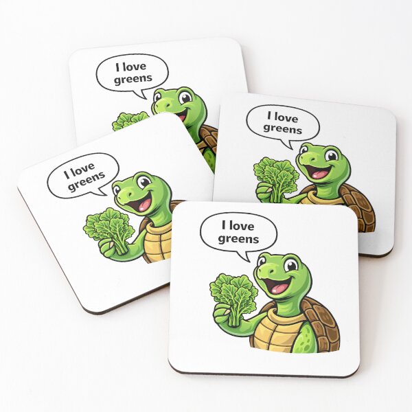 Item preview, Green turtle eating green designed and sold by MoosElkPL.