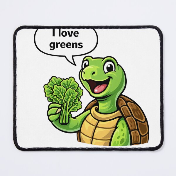 Item preview, Green turtle eating green designed and sold by MoosElkPL.