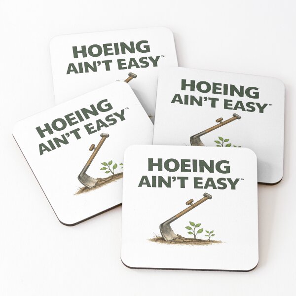 Item preview, Hoeing Ain’t Easy Funny Gardening Shirt designed and sold by HoeingAintEasy.