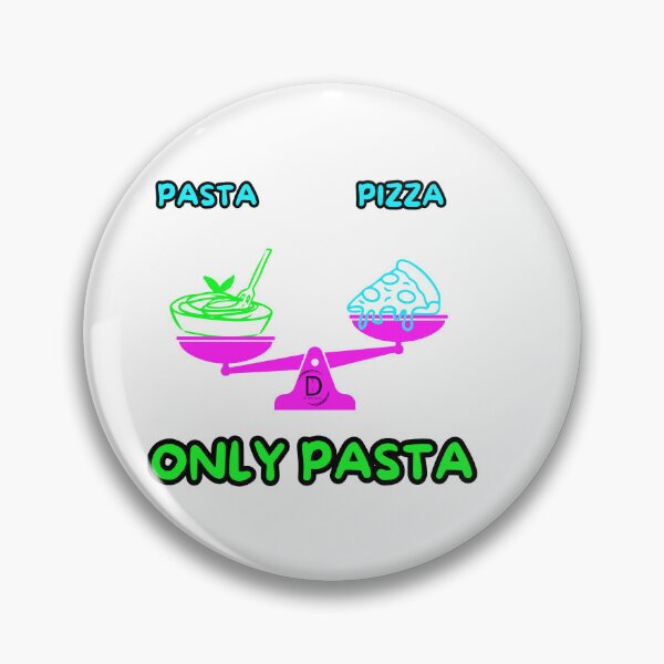 Item preview, Funny Italian Food Dilemma - Team Pasta Neon Pop Art designed and sold by TheItaliandilemma.
