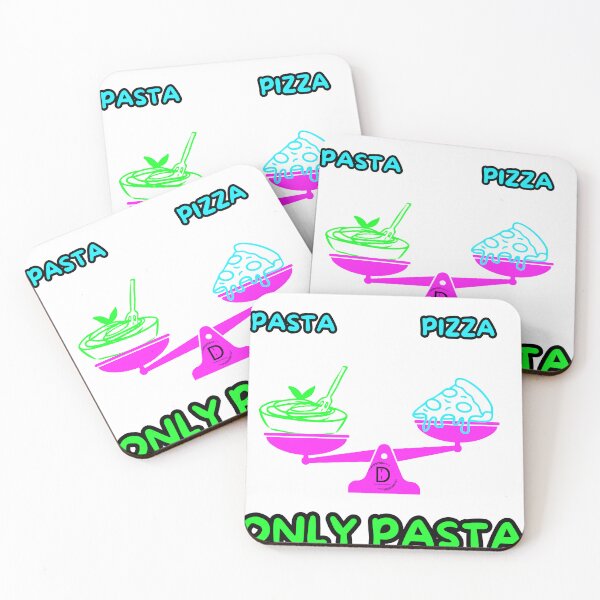 Item preview, Funny Italian Food Dilemma - Team Pasta Neon Pop Art designed and sold by TheItaliandilemma.