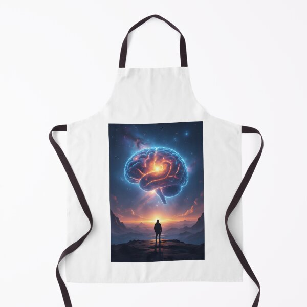 Item preview, Cosmic Mind – Human Standing at the Edge of the Universe | Surreal AI Galaxy Art” designed and sold by SoulGraphixx.
