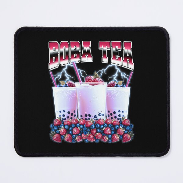Item preview, Boba Tea Bubble Tea Milk Tea Blueberry 90s Bootleg Style Premium Tri-Blend designed and sold by PaulTSchafer.