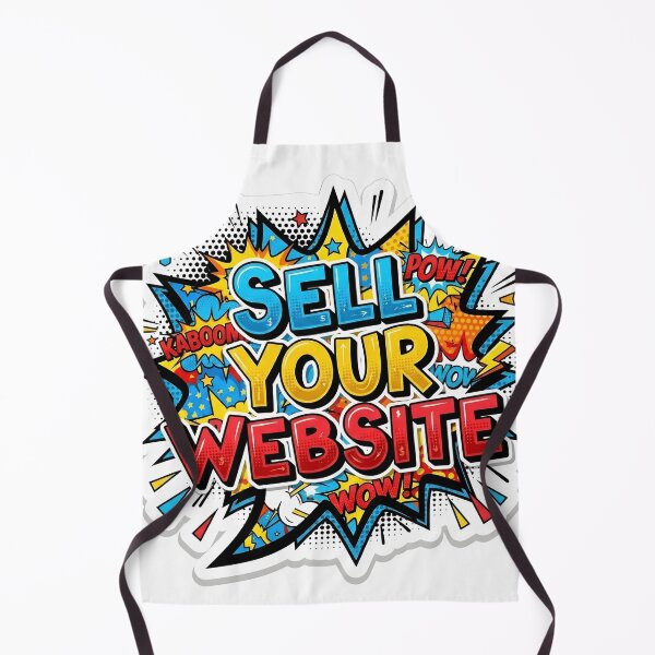 Item preview, Sell Your Website - Pop Art Comic Speech Bubble Sticker Design designed and sold by WowDezign.