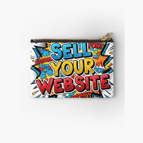 Item preview, Sell Your Website - Pop Art Comic Speech Bubble Sticker Design designed and sold by WowDezign.