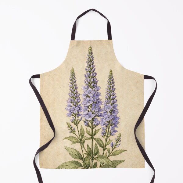 Item preview, Vintage Veronica Spicata Botanical Illustration - Antique Speedwell Flower Print designed and sold by Darlin8888.
