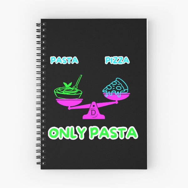 Item preview, Funny Italian Food Dilemma - Team Pasta Neon Pop Art Black Version designed and sold by TheItaliandilemma.