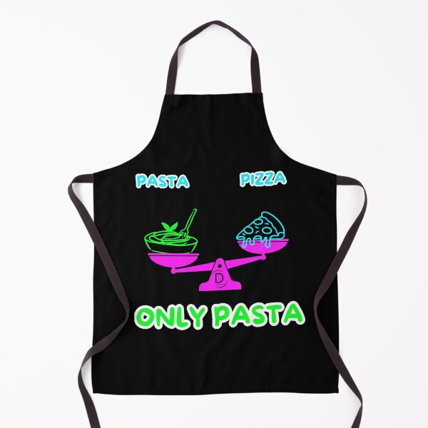 Item preview, Funny Italian Food Dilemma - Team Pasta Neon Pop Art Black Version designed and sold by TheItaliandilemma.