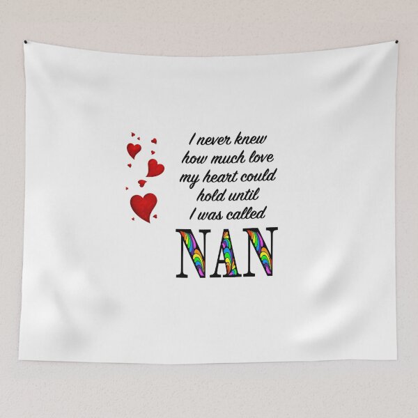 Item preview, I Never Knew How Much Love My Heart Could Hold... Nan by Amanda M Lucas designed and sold by Amanda Lucas.