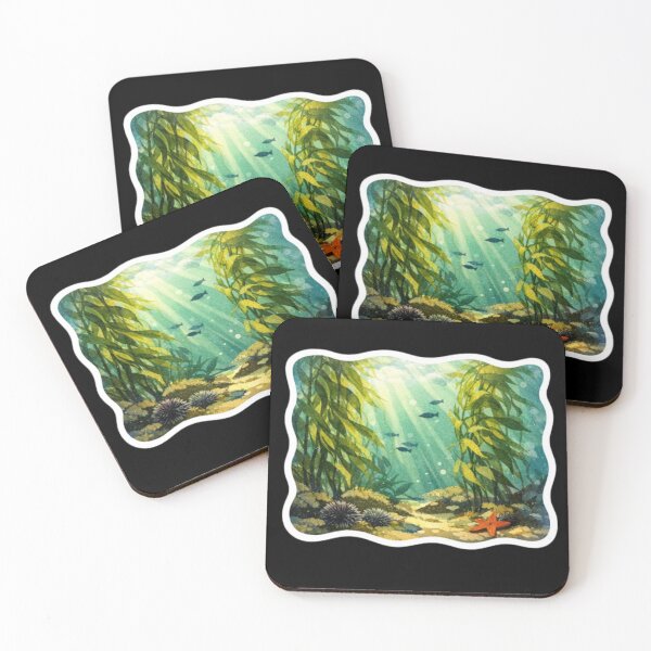 Item preview, Kelp Forest - ocean art designed and sold by DamioPolArt.