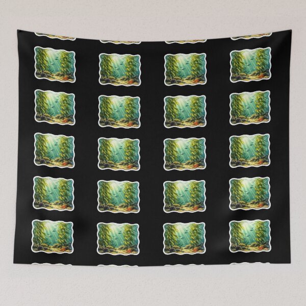Item preview, Kelp Forest - ocean art designed and sold by DamioPolArt.