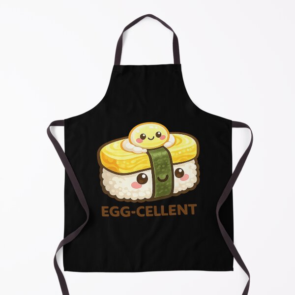 Item preview, Egg-cellent – Kawaii Sushi Pun designed and sold by DreamMachine69.