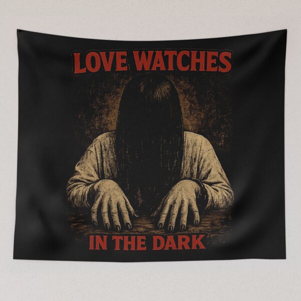 Item preview, Love Watches In The Dark Horror  – Creepy Gothic Dark Art Design designed and sold by MariDonna.