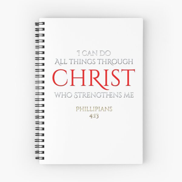 Item preview, Christ Makes Me Strong Phillipians 4 13 Christian Gift designed and sold by djpraxis.