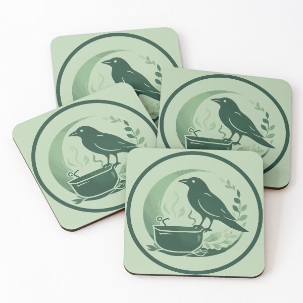 Item preview, ravens.craft stream logo designed and sold by Hearth and Rook.