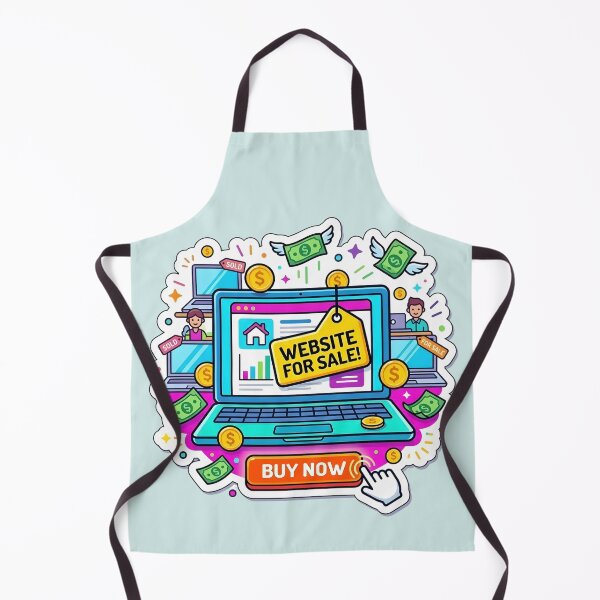 Item preview, Website For Sale - Laptop Marketplace Buy Button Sticker Design designed and sold by WowDezign.