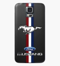 Funda/vinilo para Samsung Galaxy Mustang Emblem Black Carbon