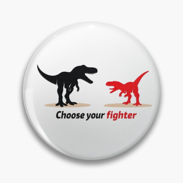 Item preview, T-Rex vs Raptor Choose Your Dinosaur Funny Sticker T-Shirt Gift designed and sold by Unsololugar.
