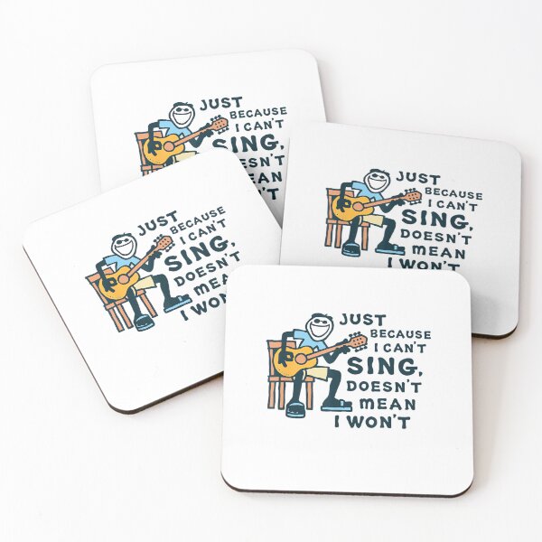 Item preview, Guitar Lover Just Because I Can't Sing Doesn't Mean I Won't designed and sold by SethHHoward.