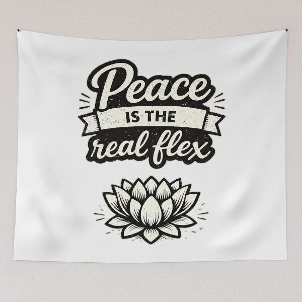 Item preview, Peace Is the Real Flex designed and sold by AlvelinaCP.