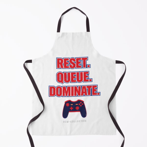Item preview, Reset Queue Dominate - Gaming Typography Design | BCM-Collective designed and sold by BCM-Collective.