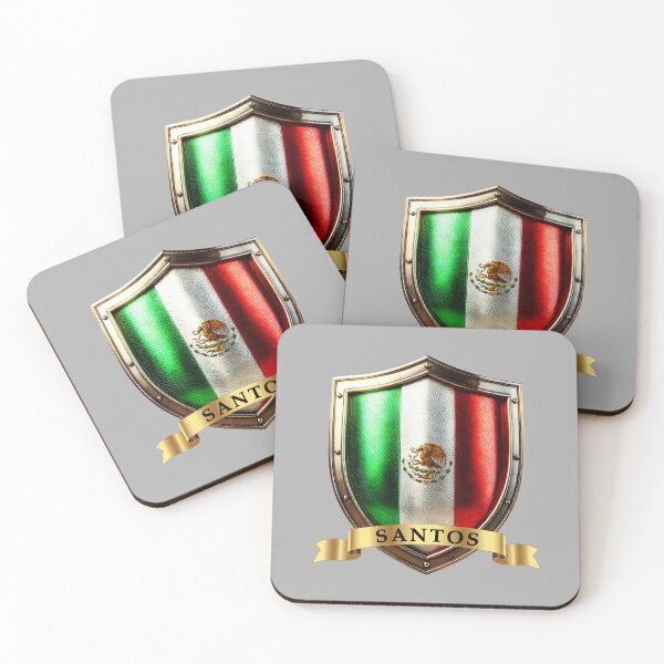 Item preview, Santos Mexico National Pride Shield designed and sold by Highlandkings.