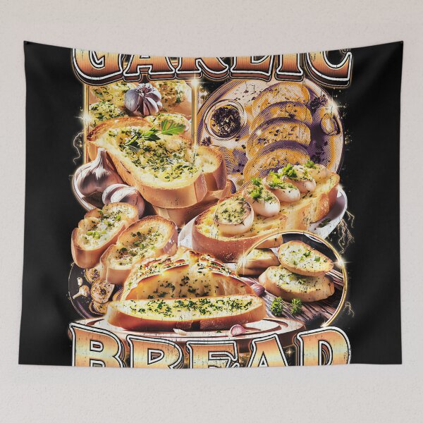 Item preview, Bootleg Rap Style Garlic Bread Meme Food Ironic Vintage 90s designed and sold by PaulTSchafer.