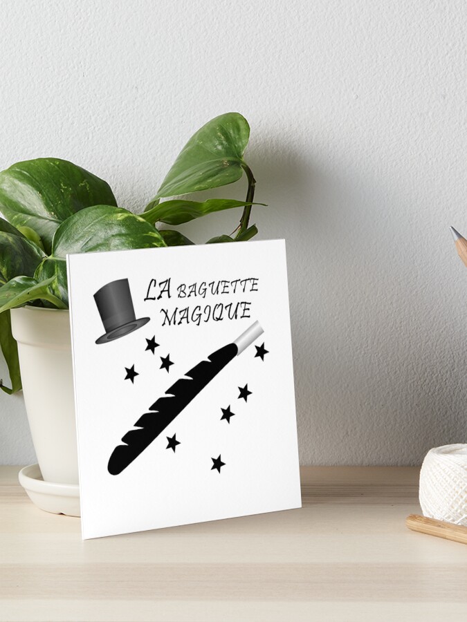 Magic Wand French LA BAGUETTE MAGIQUE | Greeting Card