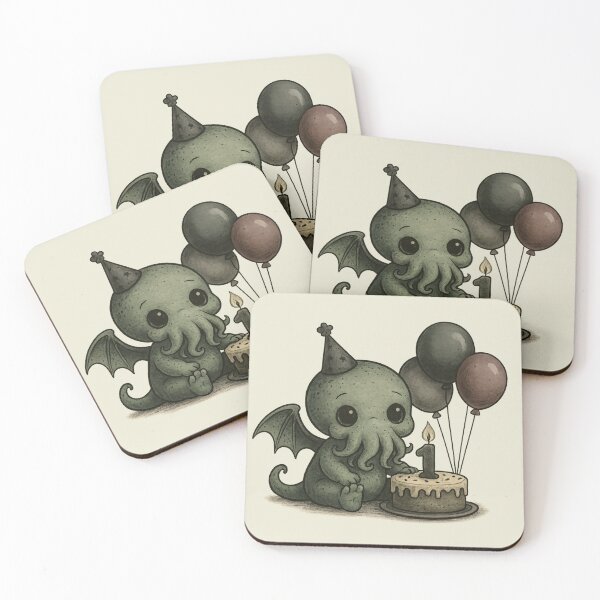 Item preview, Baby Cthulhu Birthday - Vintage Style designed and sold by Creep-elina.