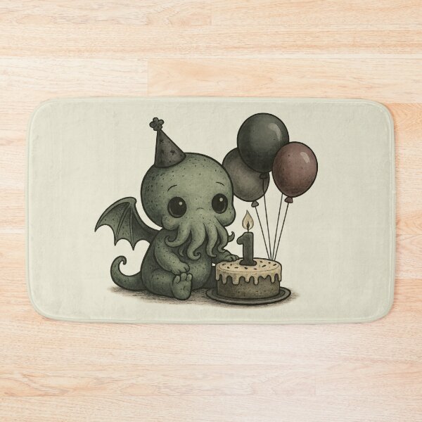 Item preview, Baby Cthulhu Birthday - Vintage Style designed and sold by Creep-elina.