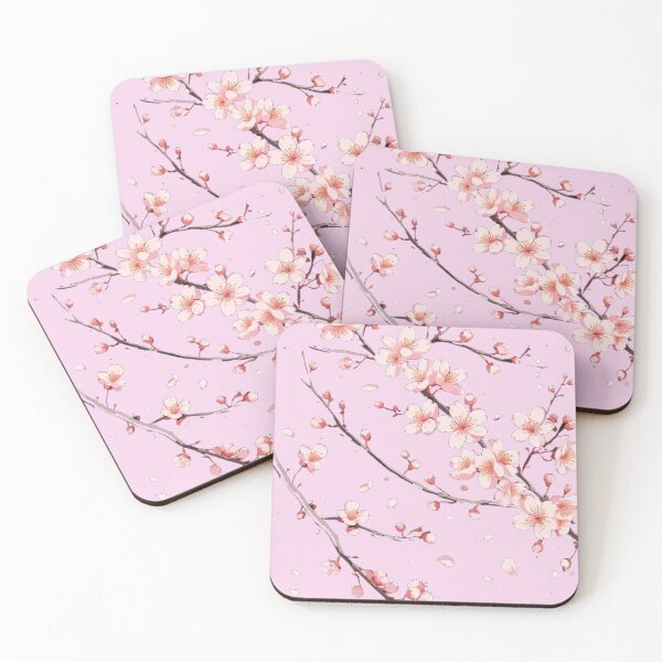 Item preview, Ethereal Sakura Drift: Soft Pastel Floral Study designed and sold by Jimakmo.